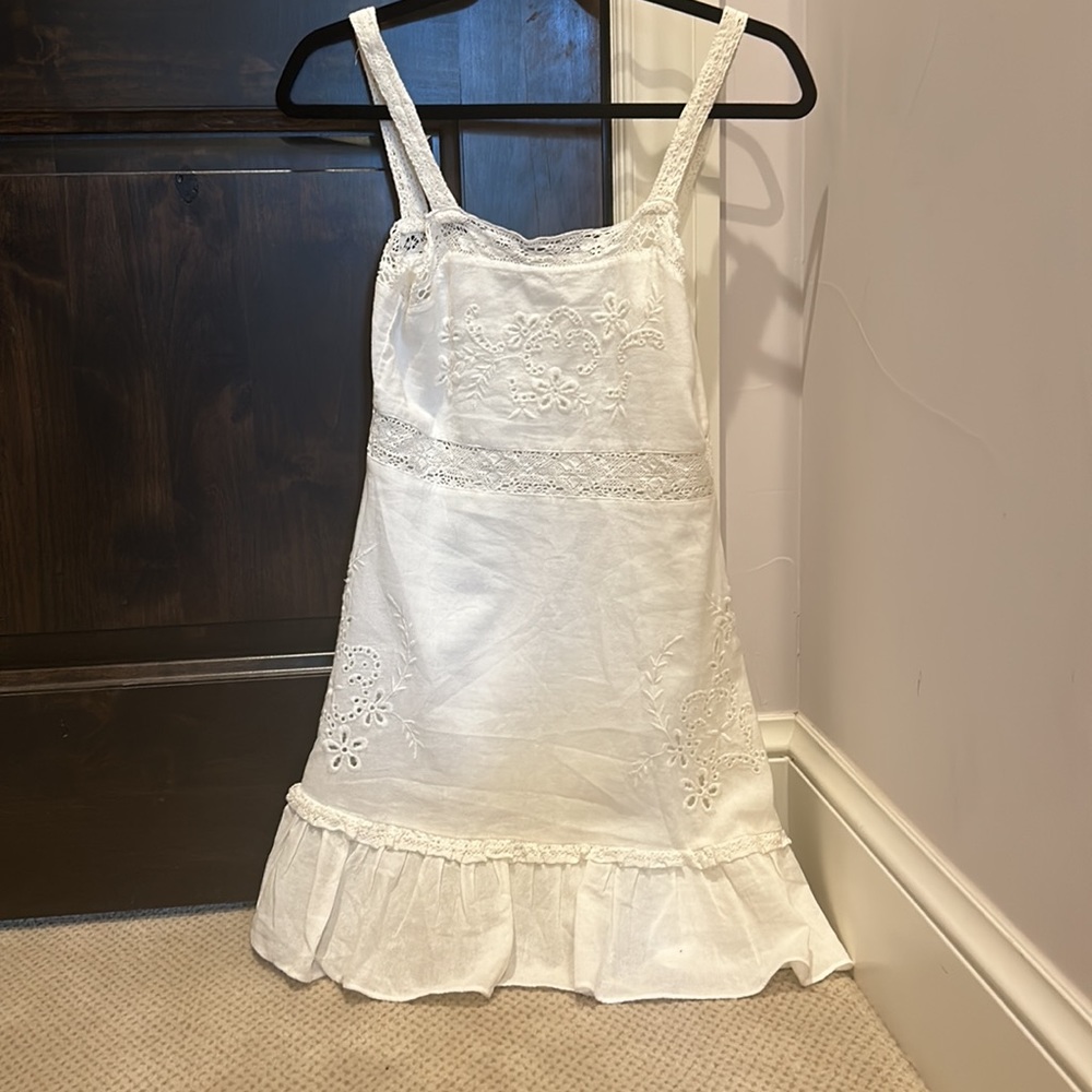 adorable zara white mini dress